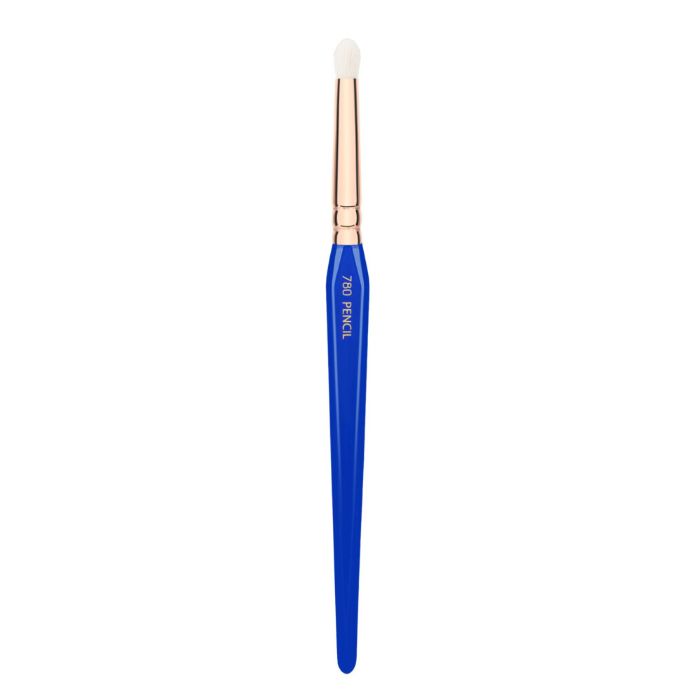 Bdellium Tools Golden/Blue Professional Makeup Brush - Triangle 780 Pencil - With All Vegan And Soft Synthetic Fibers For Blending Eye Makeup ( 1Pc)