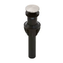 Kit di montaggio per tappo di scarico a scomparsa Pfister Push & Seal per lavabo del bagno, finitura nichel spazzolato 972097J