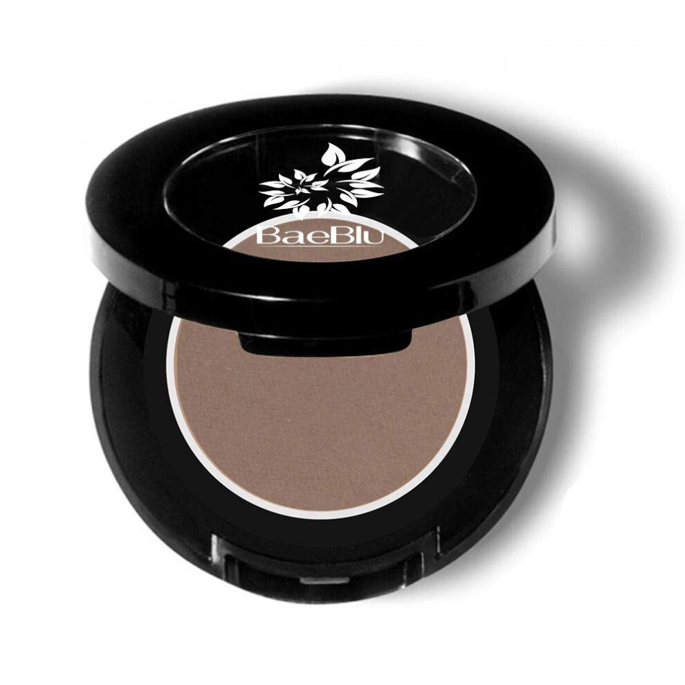 Baeblu Brown Eyebrow Powder Organic Vegan 100% Natural Fill-In Smudge Proof Brow Tint Made In Usa Taupe