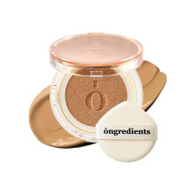 Skin Barrier Glow Cover Cushion All-day Coverage Glow Finish Lightweight Skincare-Like Texture Non-cakey Makeup Korean Cushion Foundation (#34W