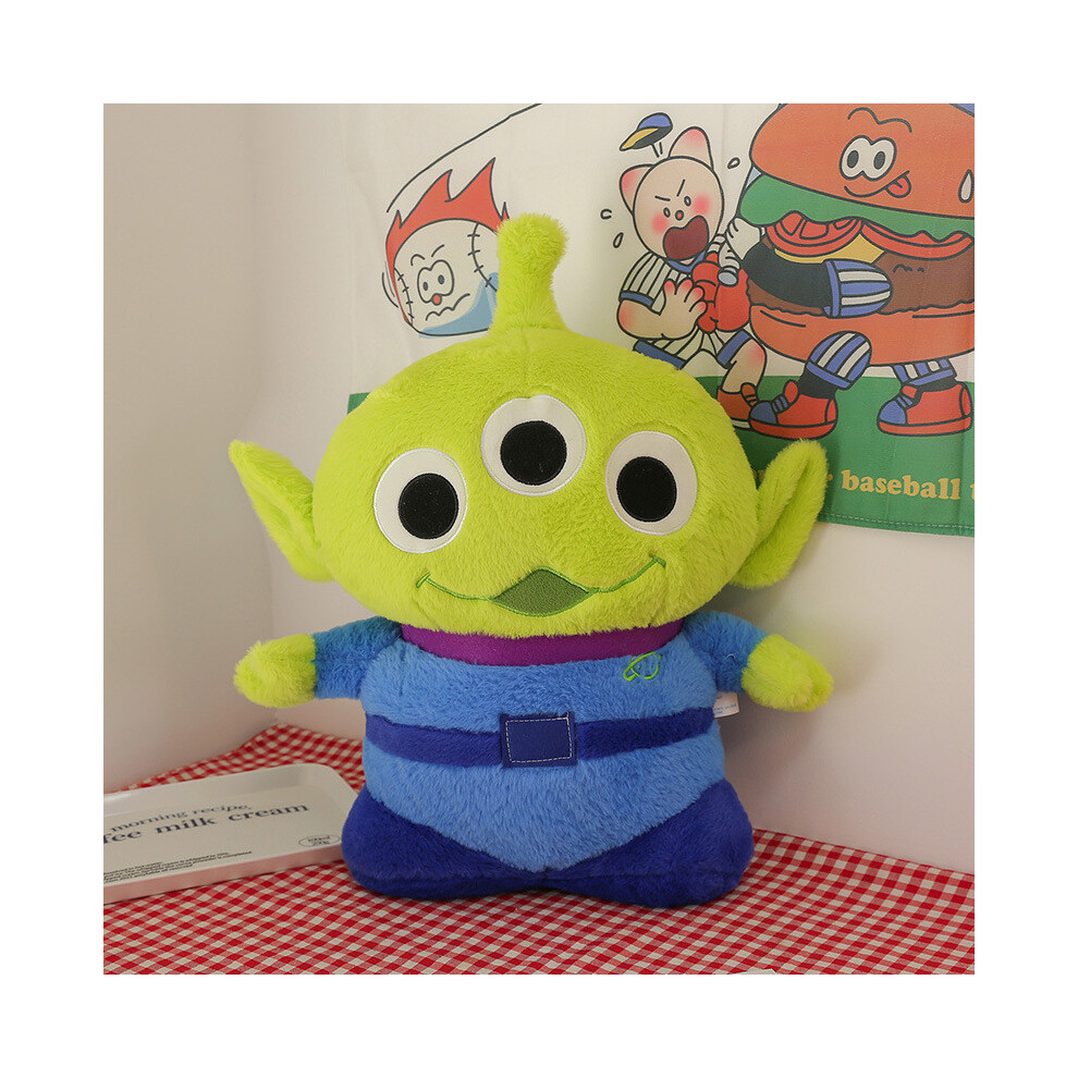 (30cm) Story Alien Toy Plush Doll Cute Three Eyed Monster Soft Toy For Collectors Kids