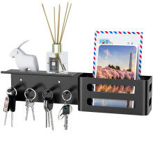 Porte-cles MKO pour murmour decoratif Mail Organisateur Claid Cles avec plateau de plateau Piege pour le couloir d'entree de cuisine HORDHONS DEC