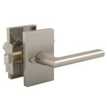 Mega Handles - Glamor Privacy I Lever Door Handle Set for Hallway Closet and Bathroom I Reversible Heavy Duty I Fits All Standard Door Sizes I Screws
