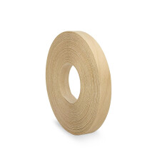 Birch Wood Veneer Edge Banding 3/4 inch x 100 ft Pre Glued Adhesive Edging Trim Tape Iron On Flexible Strip Roll Laminate Cabinate Countertop Fur