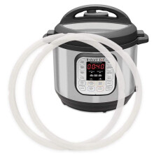 COSCOD Afdichtring voor 6 Qt Instant pot Vervanging Siliconen Pakking Afdichtingsringen voor Instapot 6 Quart 2 stuks Sealer Accessoires Onderdelen v