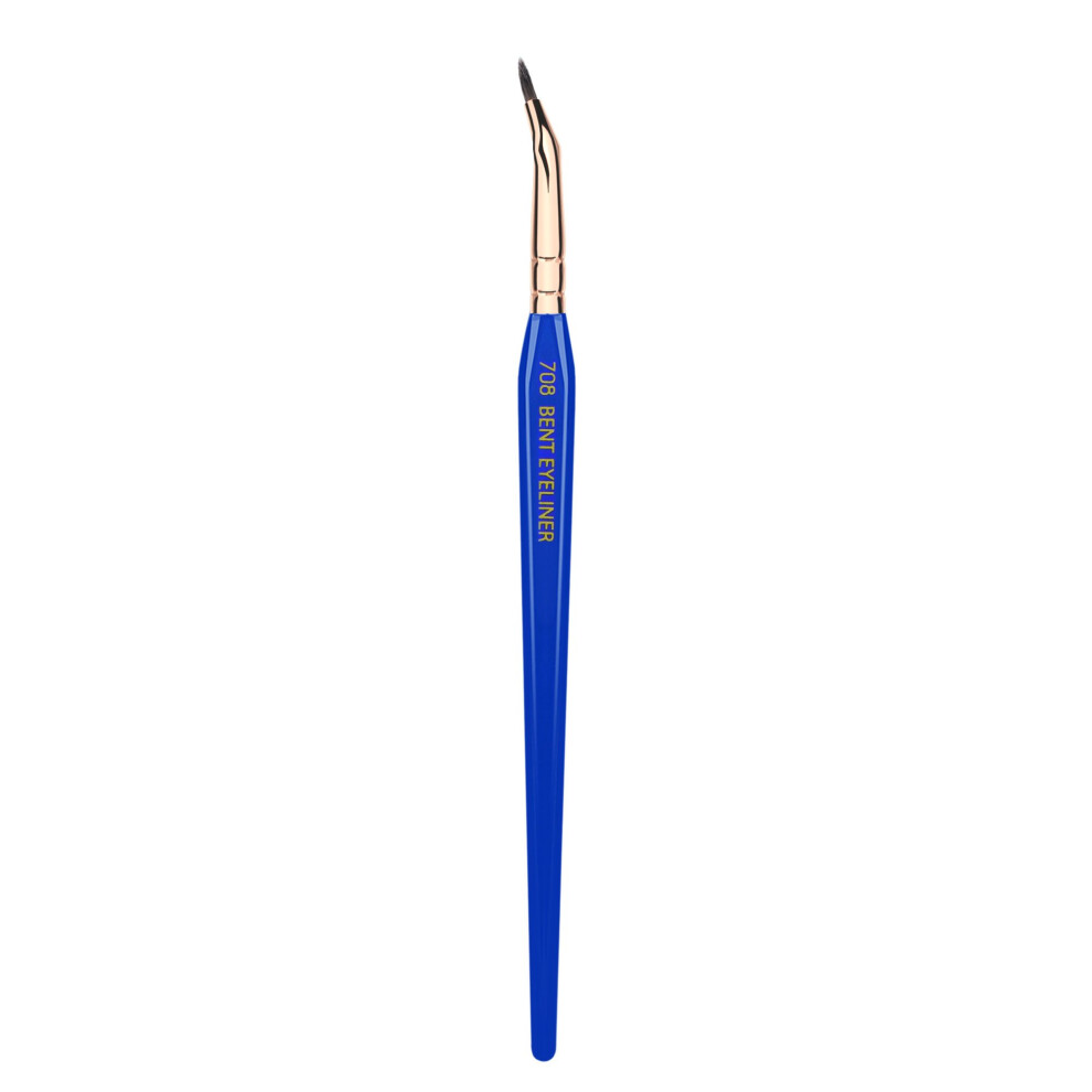 Bdellium Tools Professioneller Make-Up-Pinsel Golden Triangle 708 Bent Eyeliner Mit Ausschliesslich Veganen Und Weichen Kunstfasern Fur Ein Gl-image