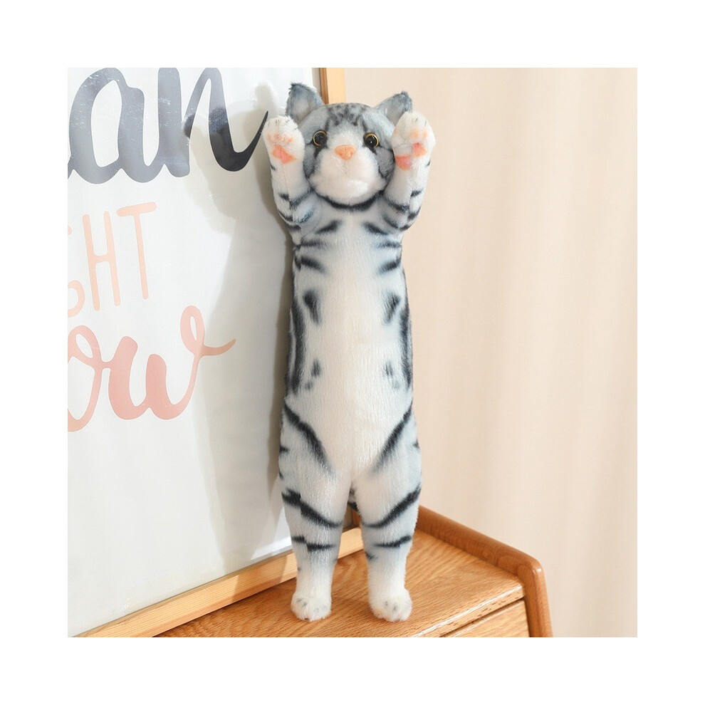 (Tabby Cat, 25cm) Tabby Black Calico Cat Tigertight Felis Plush Toy Stuffed Animal Gifts Dolls-image-OPC-PGTDK9M-NEW
