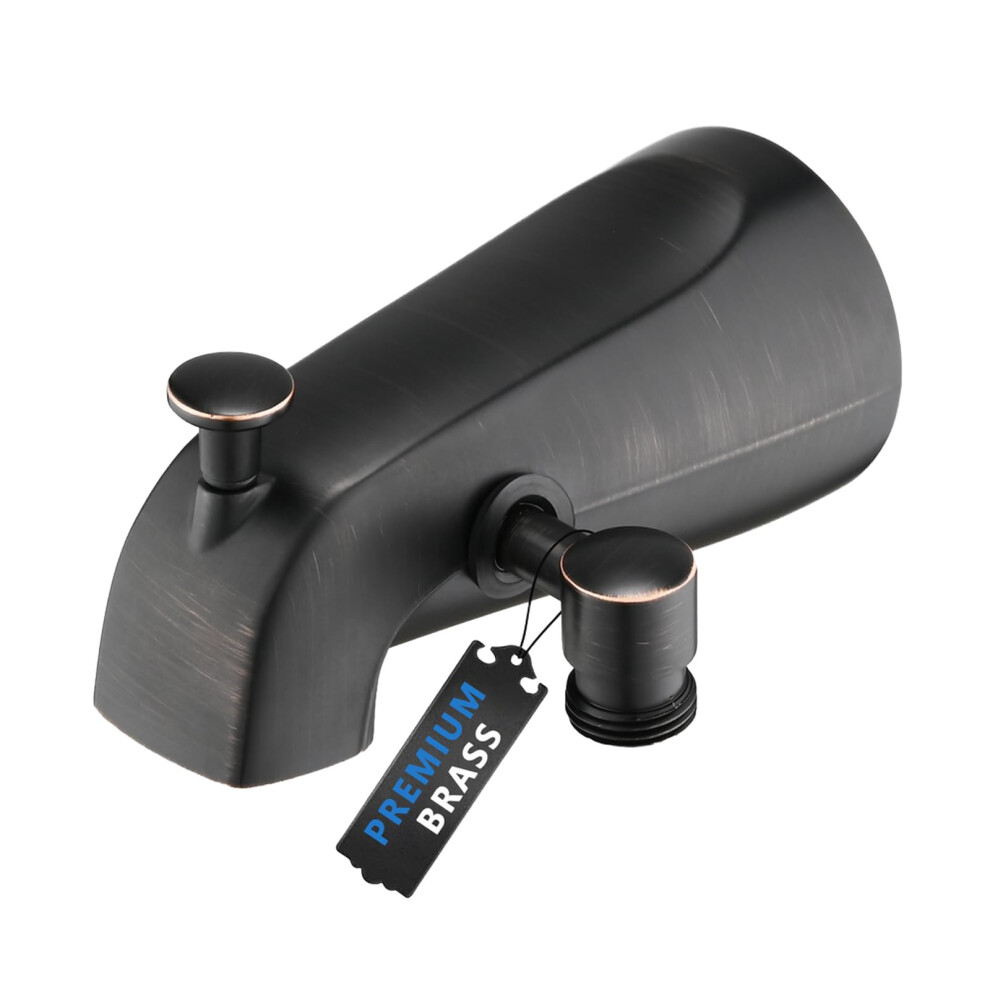 Proox All Metal Tub Spout With Diverter Oil Rubbed Bronze Diverter Tub Spout For Hand Shower 737494118156
