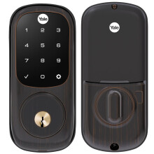 Cerradura de cerrojo Yale Assure SL con Z-Wave, bronce aceitado, sin llave y teclado t   ctil para puerta de entrada YRD256-ZW2-0BP