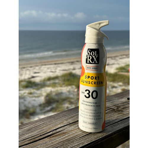 SolRX SPF 30 Sport Sunscreen Dry Spray 6 oz 1
