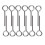 ANTFEES 5/32 Standard Hex Dogging Key with Full Loop Allen Wrench Door Key for Push Bar Panic Exit Devices Solid Metal - 12 Packs 1
