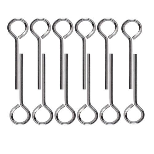ANTFEES 5/32 Standard Hex Dogging Key with Full Loop Allen Wrench Door Key for Push Bar Panic Exit Devices Solid Metal - 12 Packs