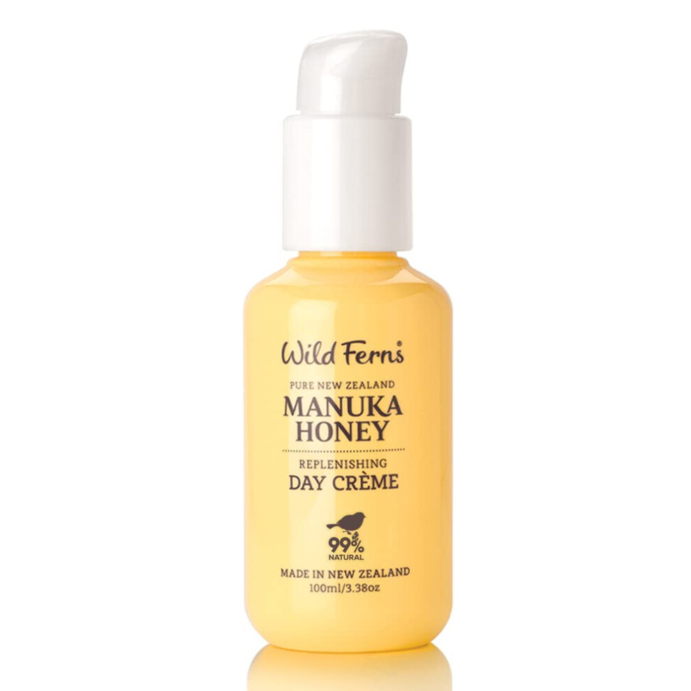 Wild Ferns Manuka Honey Replenishing Day Crme 99% Natural 100 Milliliters