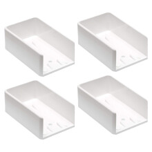 Rail Mount 2"""" x 3.5"""" White 4 Piece Kit