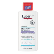 Eucerin Advanced Repair Crema Notte Profumata, Lozione Idratante 48 Ore per Pelle Secca, 13,5 Fl Oz