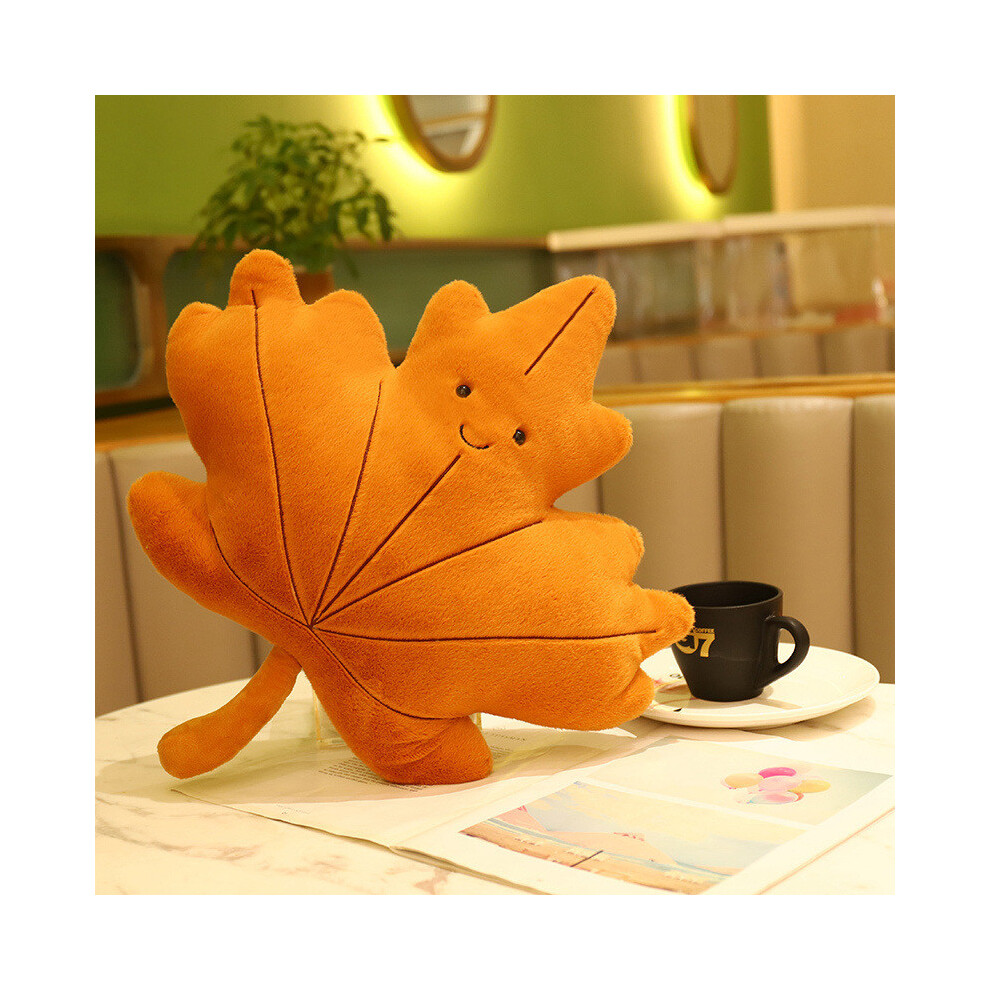 (Maple Leaf) Toy Plush Leaf Maple Leafs Stuffed Doll Decoration Cushion Kids Decoration Gift