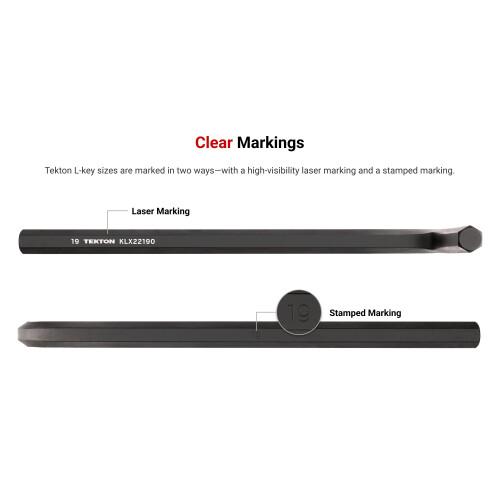 TEKTON 9 mm Flat End Hex L-Key | KLX22090 1