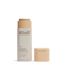 ATTITUDE Oceanly Plastic-Free Light Coverage Foundation Stick Titanium Dioxide-Free EWG Verified Vegan & Cruelty-free Makeup Nude 16141 0.42 Oun
