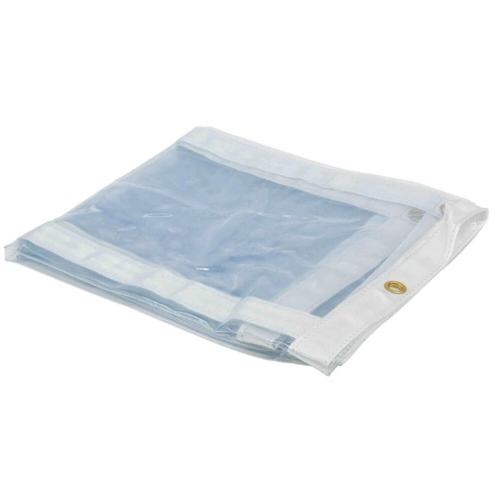 B   che en vinyle transparent Mytee Products 6' x 12' 22 oz Vinyle 24 MIL    pais Ignifuge R   sistant aux UV