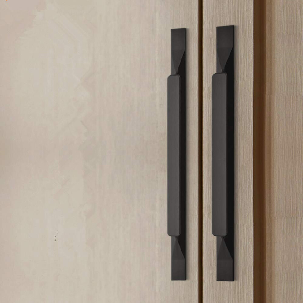 Shozafia Kitchen Cabinet Pulls - Black Cabinet Handles - 5 Pack Long Cabinet Hardware for Drawers Dresser Furniture Pulls (13.86 inches Hole Center --image-OPC-PFRRKPB-NEW