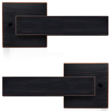 Dummy Door Handles Oil Rubbed Bronze Dummy Door Knob Interior Half-DummyDoor Lever 2 Pack