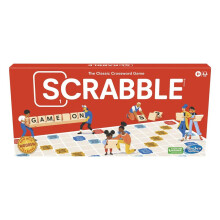 Hasbro Gaming Stoln hra Scrabble Slovn hra pro deti od 8 let Zbavn rodinn hra pro 24 hrce Klasick krovka