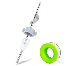 FullMayPro Toilet Pop-Up Middenstuk Montage Pop-Up Afvoer Reparatieset Geschikt voor de meeste populaire merken Vervanging Badkamer Wastafel Draaista