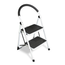 Big Red 2 Step Ladder, 400 lbs Ergonomic Folding Stool with Anti-Slip Pedal, Step Stool with Padded Handle for Kitchen, Household, Offices, ATRJZ9022B