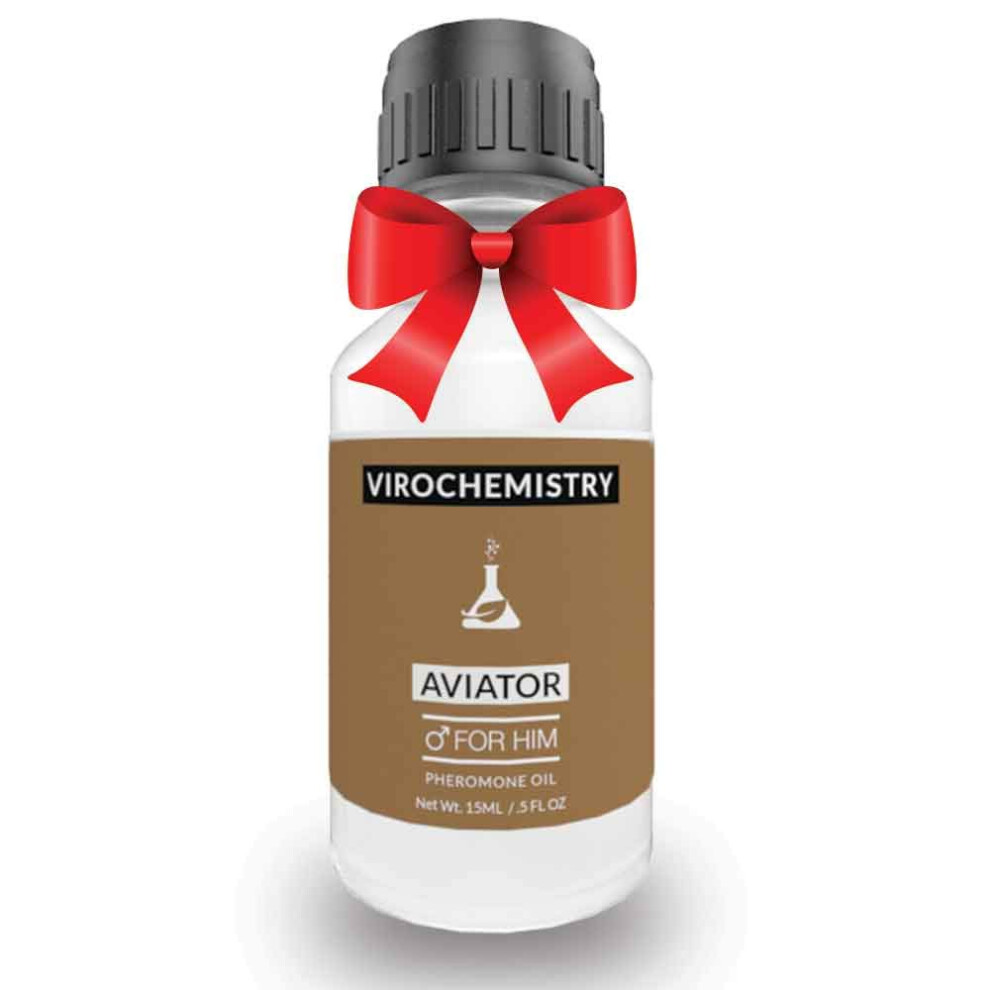 VIROCHEMISTRY Pheromones For Men Pheromone Cologne Oil (AVIATOR) - Bold, Extra Strength Human Pheromones Formula - 15mL Concentrate [Human Grade Phero