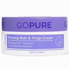 goPure Firming Butt & Thigh Cream - Smooths the look of dimpled texture fades the look of stretch marks - Clinically Tested