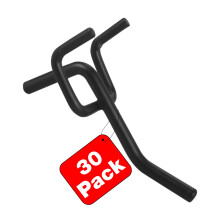 G.CORE Pegboard Hooks Accessories - 30pcs 2inch Metal Peg Board Tool Hangers Fits 1/8 1/4 Pegs Slots Pegboard Wall Organizer Shelving Racks Hangin