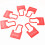 Numrerade Skerhet Plast Hngls Ttningar Liten Rd 100 st per pse 3
