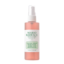 Mario Badescu Gesichtsspray mit Aloe-Krutern und Rosenwasser fr alle Hauttypen. Gesichtsspray, das Feuchtigkeit spendet, verjngt und klrt, 4 FL O