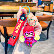 (Magneto) Xmen Adorable Keychain Cartoon Wolverine Accessory For Car Keys And Bags