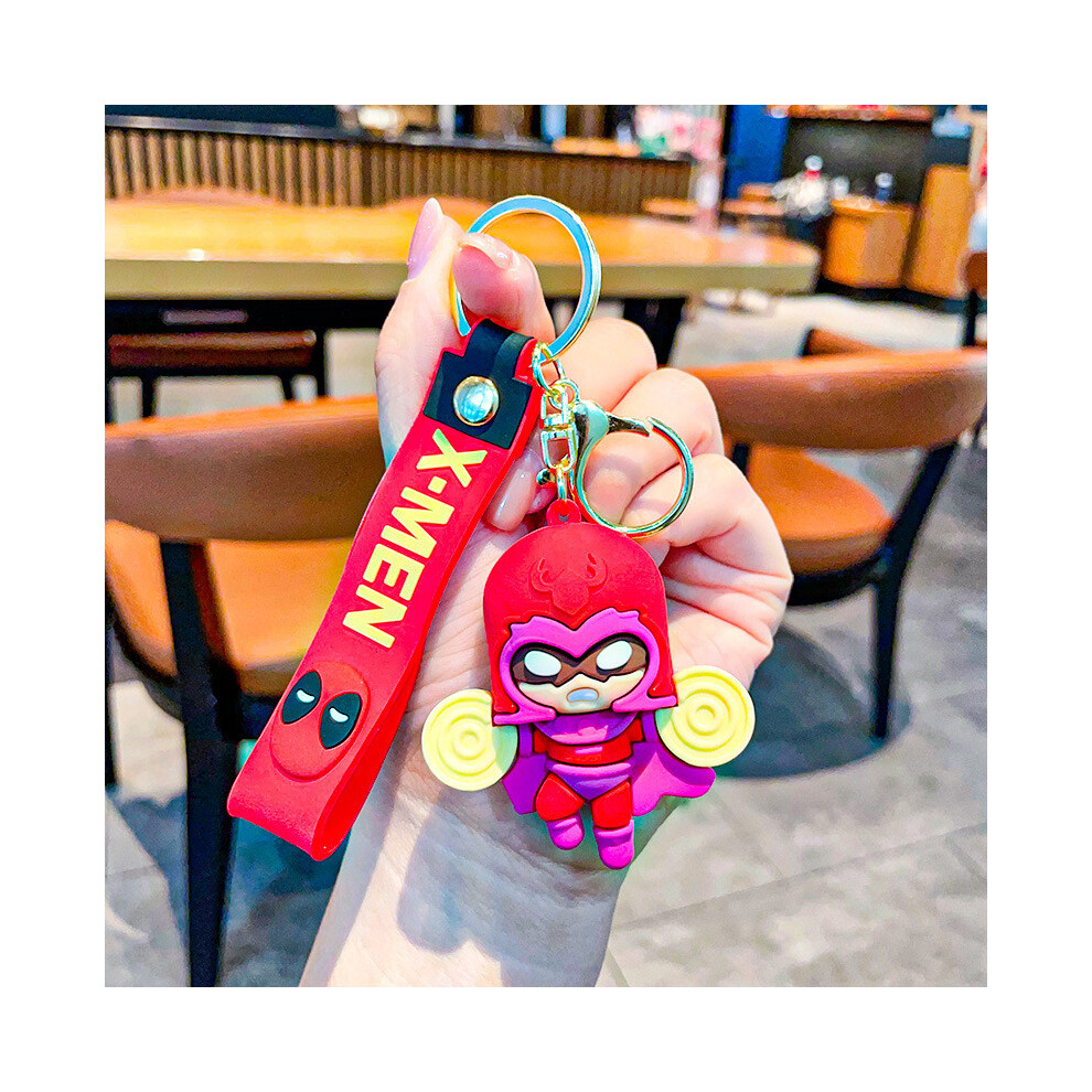 (Magneto) Xmen Adorable Keychain Cartoon Wolverine Accessory For Car Keys And Bags Not,Specified