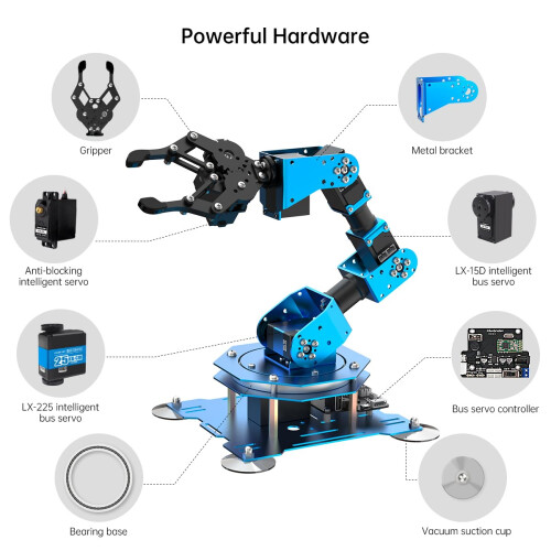 ARRM ROBOTIQUE POUR ARDUINO CODING PROGRAMMING 6DOF HiWonder-Xarm1s STEM Educational Build 2