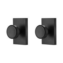 STARPY Black Door Knobs Interior Door Handles for Closet Heavy Duty Door Knob Door Lever (Dummy Matt Black)