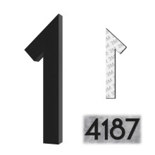 Numeros de maison de 4 pouces Numeros de bote aux lettres auto-adhesifs Numeros de maison modernes pour les numeros d'adresse exterieure pour Ho