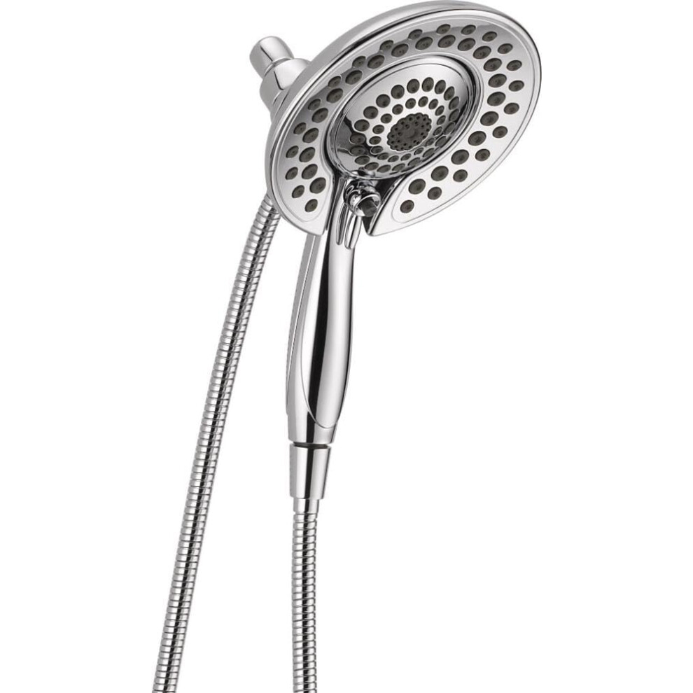 Photos - Shower System Delta Faucet 5-Spray In2ition 2-in-1 Dual Shower Head with HandHeld Spray Chrome Hand Held Shower Head with Hose Handheld Sh