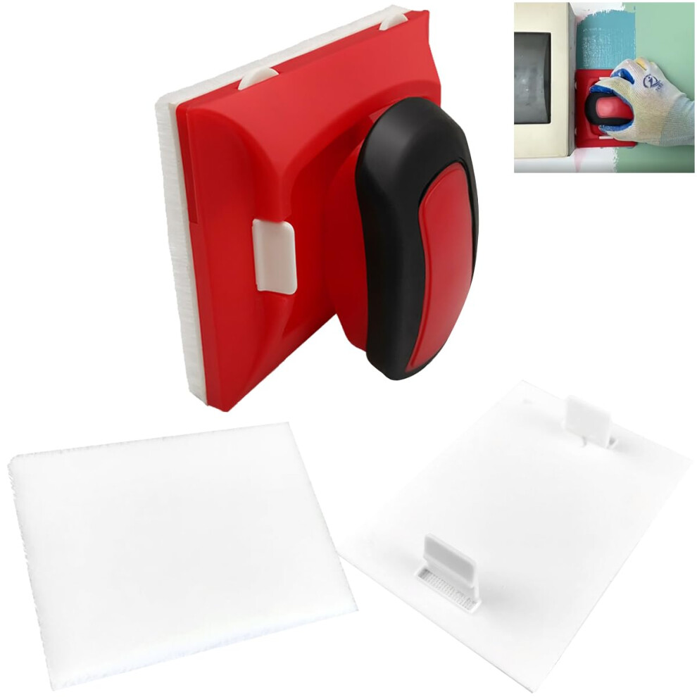 Bancoo 0818 Paint Edger Trimmer With Two Replace Pads | Edge Painter For Wall And Ceiling Cutting In Painting Corner And Edges | Paint Pad Applicator 760627724610