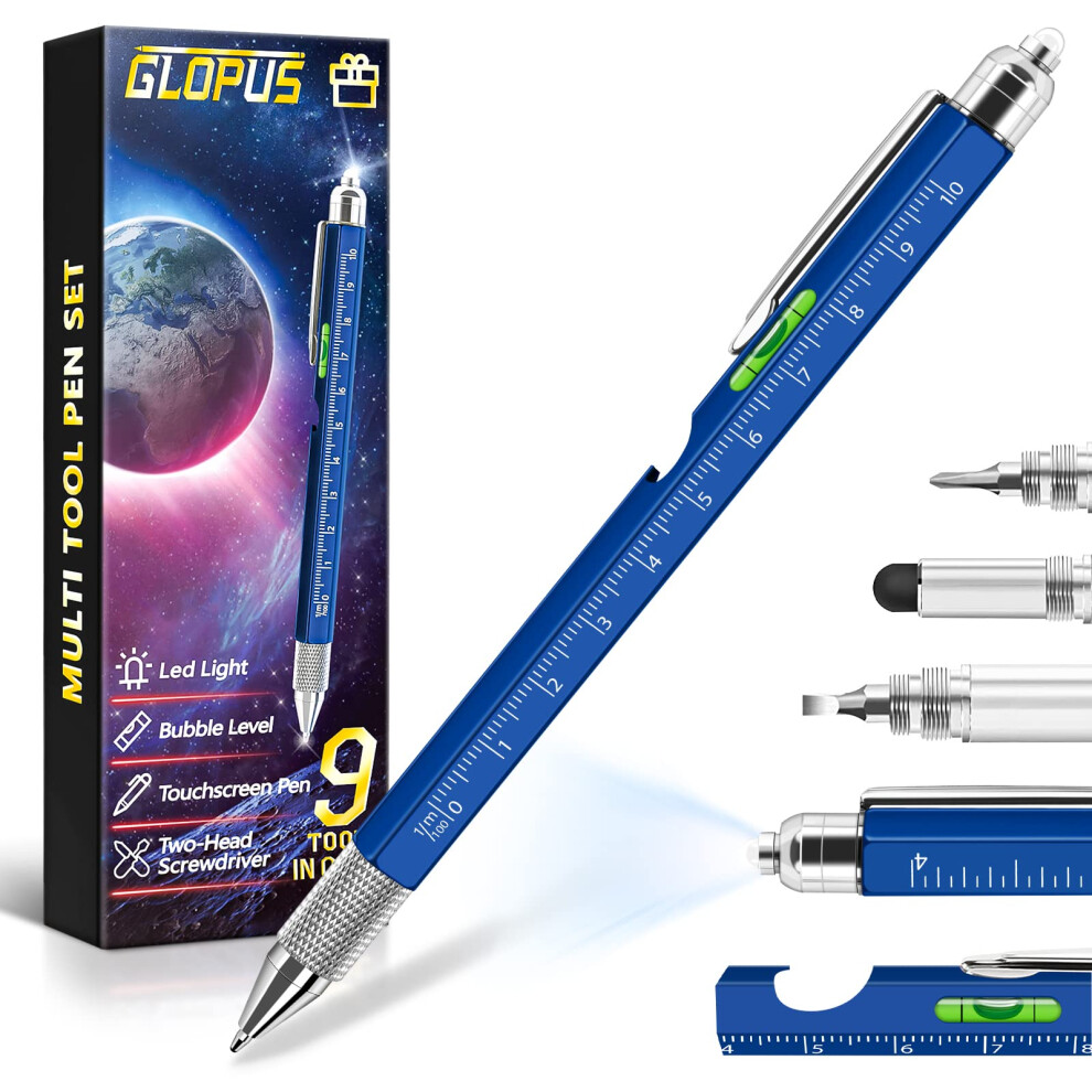 Father's Day Gifts From Daughter/Wife/Son 9 In 1 Multitool Pen Birthday Gift For Men Dad Him Husband Boyfriend Cool Gadgets For Mens Gifts Gifts F 618952813687