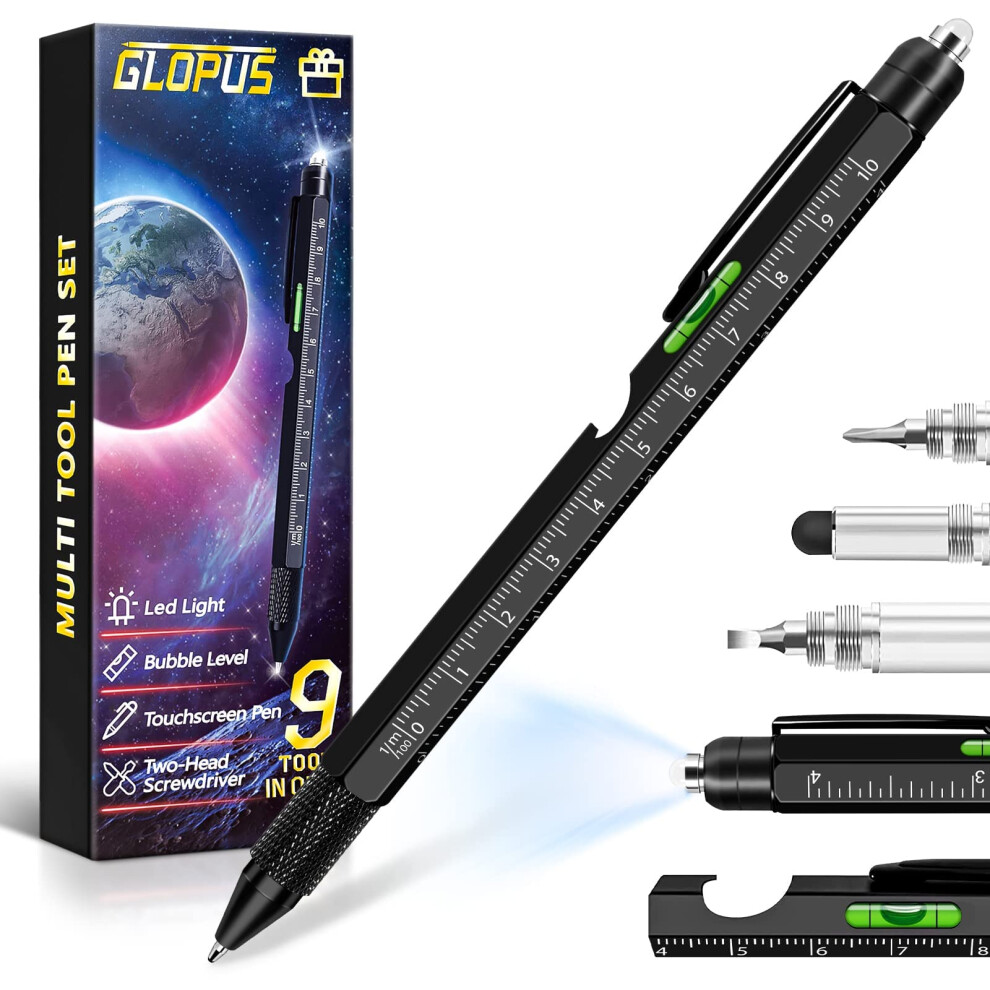 Father's Day Gifts For Men Dad 9 In 1 Multitool Pen Fathers Day Gift For Dad Husband Boyfriend Grandpa Cool Gadgets For Mens Gifts Tools For Men 618952813663