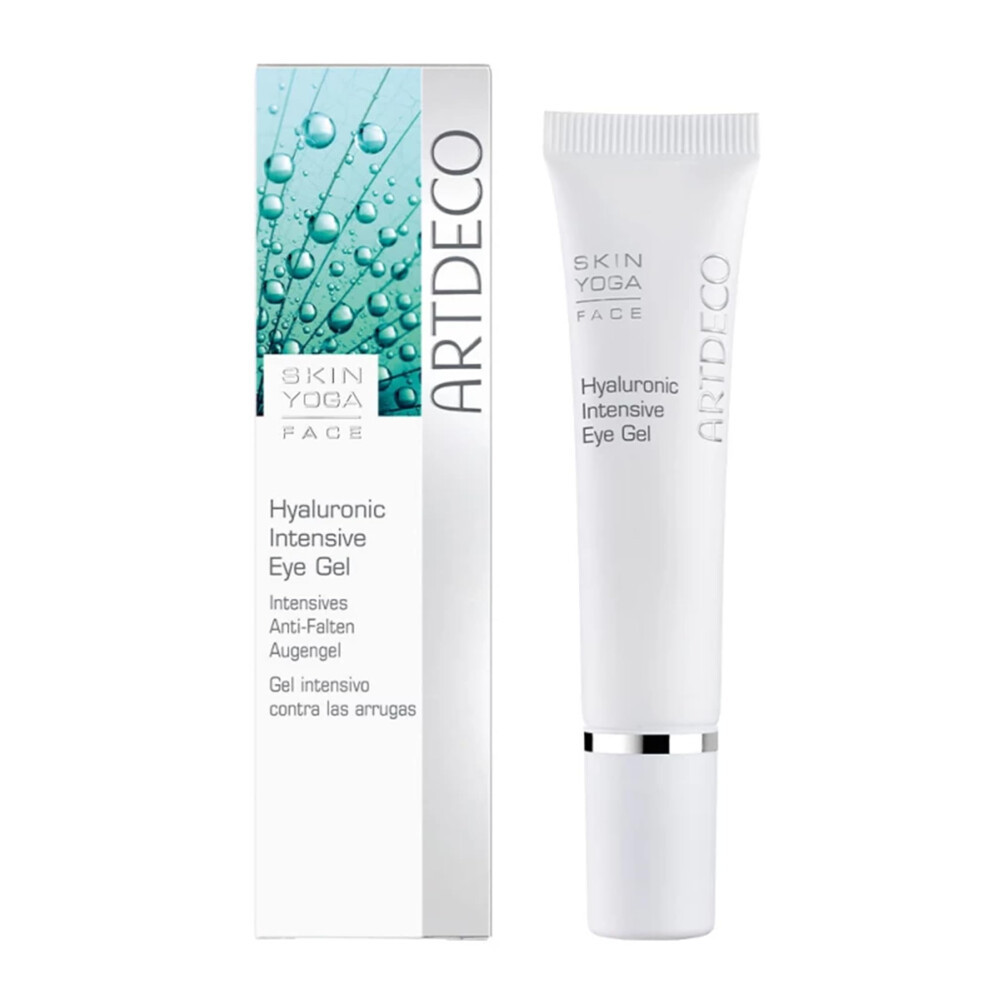 ARTDECO Hyaluronic Intensive Eye Gel - hydrating gel for eyes - reduces fine lines  wrinkles  imperfections & signs of tiredness - long-lasting effect