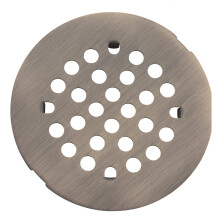 rrajj 4-1/4 (4,25) hvelykes (108 mm) kerek, bepattinthat zuhanypadl lefolyfedl csereburkolat (antik srgarz)