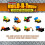Magnetisk Build-A-Truck Construction Magnetisk leget?jsleges?t 5 stk 2