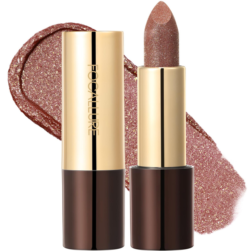 FOCALLURE Glisten Opal Shine Lipstick  High Impact Lip Color  Moisturizing Tinted Lip Balm  Lightweight & Hydrating Formula for Lip Care  SOUR SUGAR-image-OPC-PGTF2CK-NEW