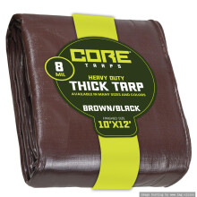 Core Tarps Heavy Duty 8 Mil Tarp Cover Waterdicht UV-bestendig Scheur- en scheurbestendig polyzeil met versterkte randen voor dakcamping Patio Zwemba