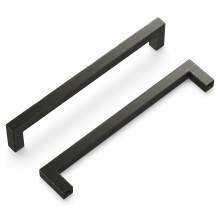 Hickory hardware med fast kerne k?kkenskab tr?kker luksusskabsh?ndtag hardware til d?re og kommodeskuffer 6-5/16 tommer (160 mm) hul center vinta