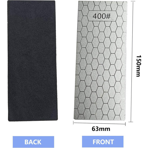 Diamond Sharpening Stone Set Diamond Lapping Plate Coarse/Medium/Fine Grit Sharpener Perfect Assistance Sharpener Angle Guide 1