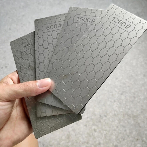 Diamond Sharpening Stone Set Diamond Lapping Plate Coarse/Medium/Fine Grit Sharpener Perfect Assistance Sharpener Angle Guide 2
